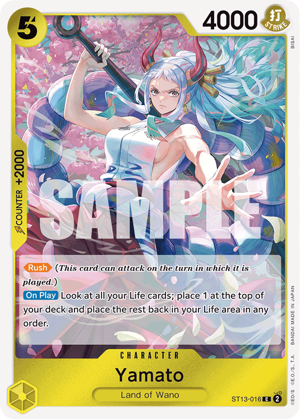 Yamato ST13-016 One Piece TCG