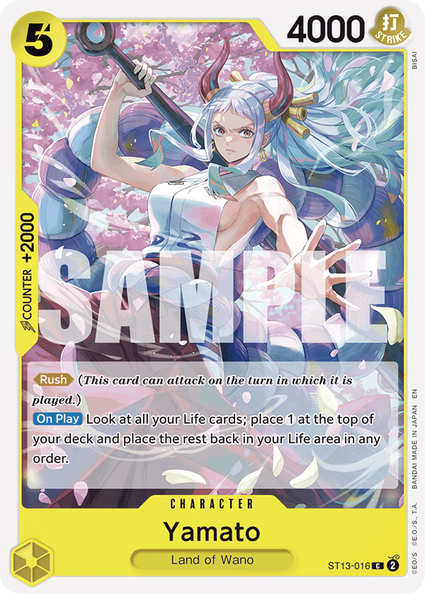 Yamato (Reprint) ST13-016_r1 One Piece TCG