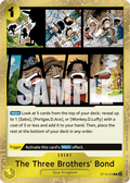 The Three Brothers' Bond ST13-019 One Piece TCG