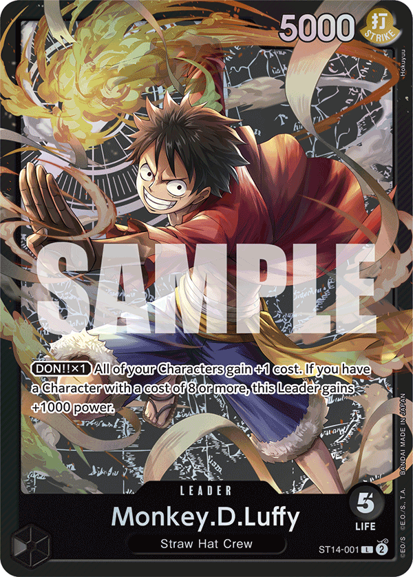 Monkey.D.Luffy (001) ST14-001 One Piece TCG