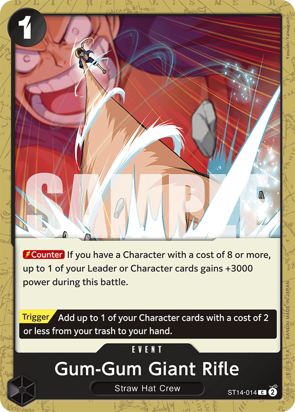 Gum-Gum Giant Rifl ST14-014 One Piece TCG