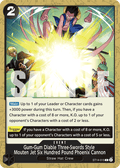 Gum-Gum Diable Three-Swords Style Mouten Jet Six Hundred Pound Phoenix Cannon ST14-015 One Piece TCG