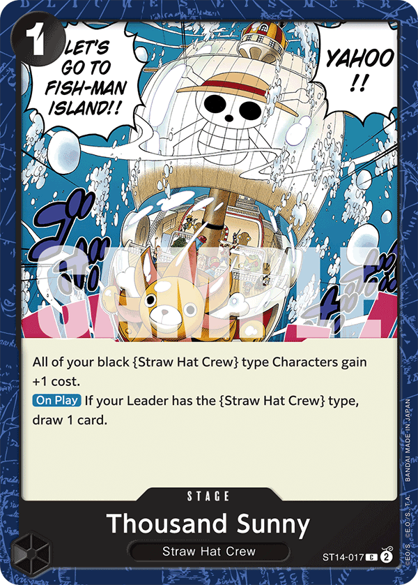 Thousand Sunny ST14-017 One Piece TCG