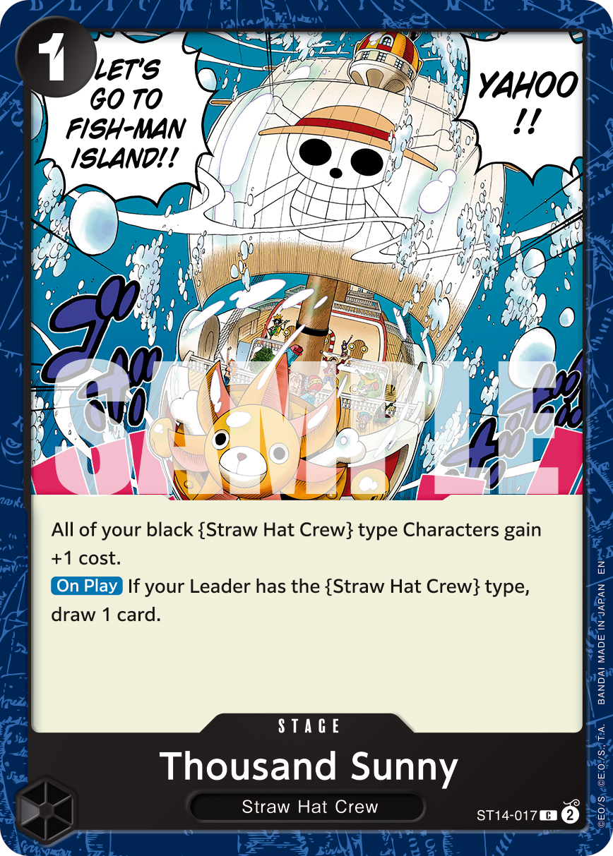 Thousand Sunny (Reprint) ST14-017_r1 One Piece TCG