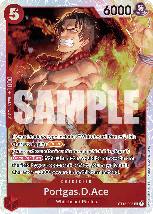 Portgas.D.Ace ST15-005 One Piece TCG