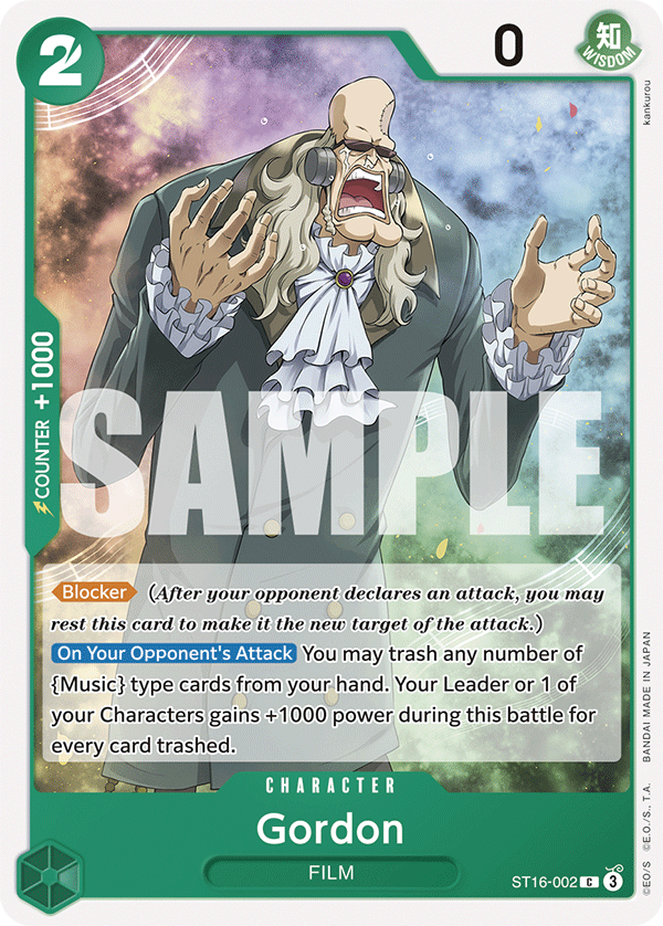 Gordon ST16-002 One Piece TCG
