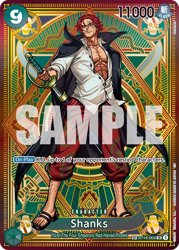 Shanks (SP) ST16-004_p1 One Piece TCG