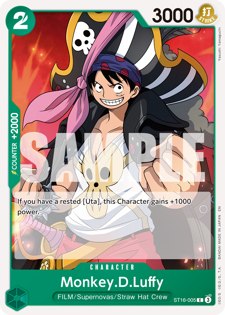 Monkey.D.Luffy - ST16-005 (Reprint) ST16-005_r1 One Piece TCG