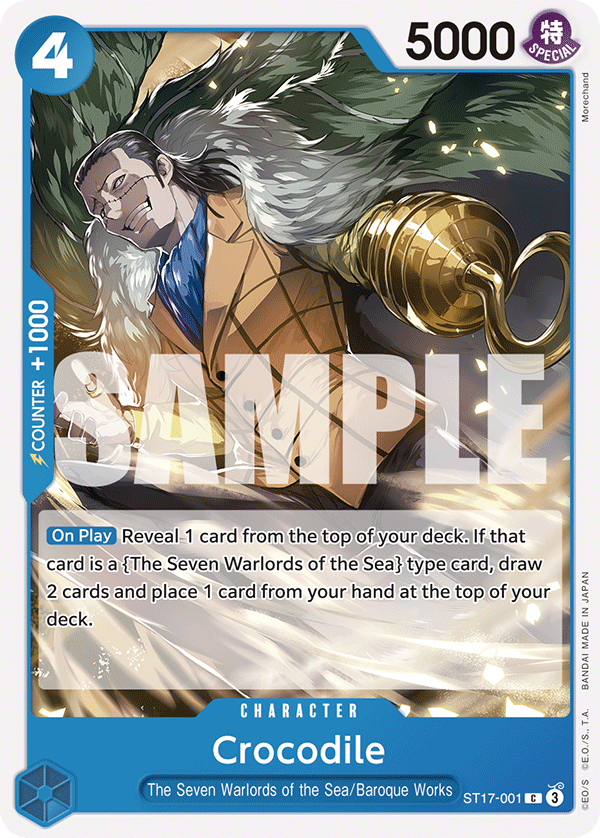 Crocodile ST17-001 One Piece TCG