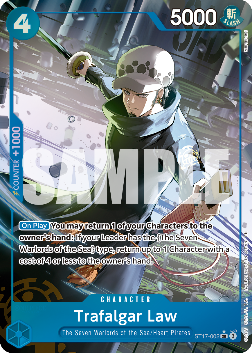 Trafalgar Law - ST17-002 (Alternate Art) ST17-002_p1 One Piece TCG