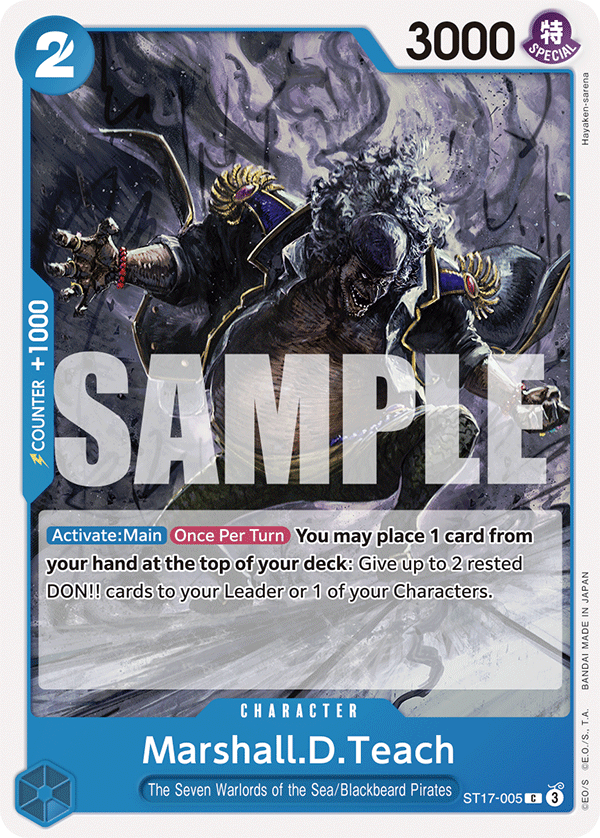 Marshall.D.Teach ST17-005 One Piece TCG