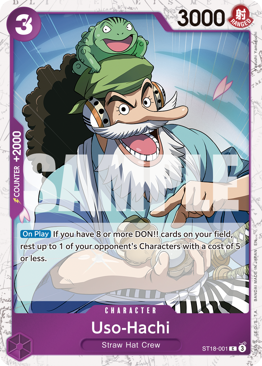 Uso-Hachi (Pirate Foil) ST18-001_p2 One Piece TCG
