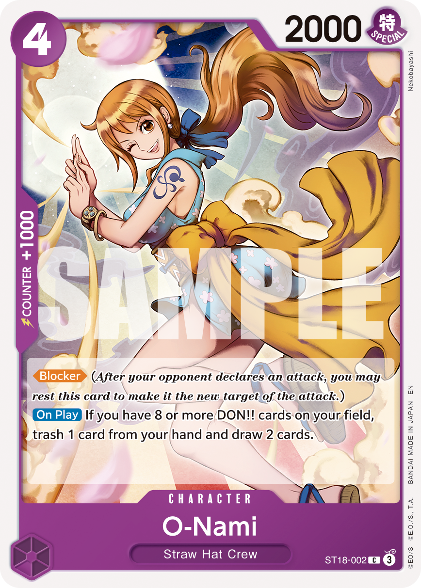 O-Nami (Reprint) ST18-002_r1 One Piece TCG