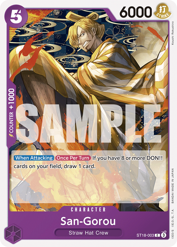San-Gorou ST18-003 One Piece TCG