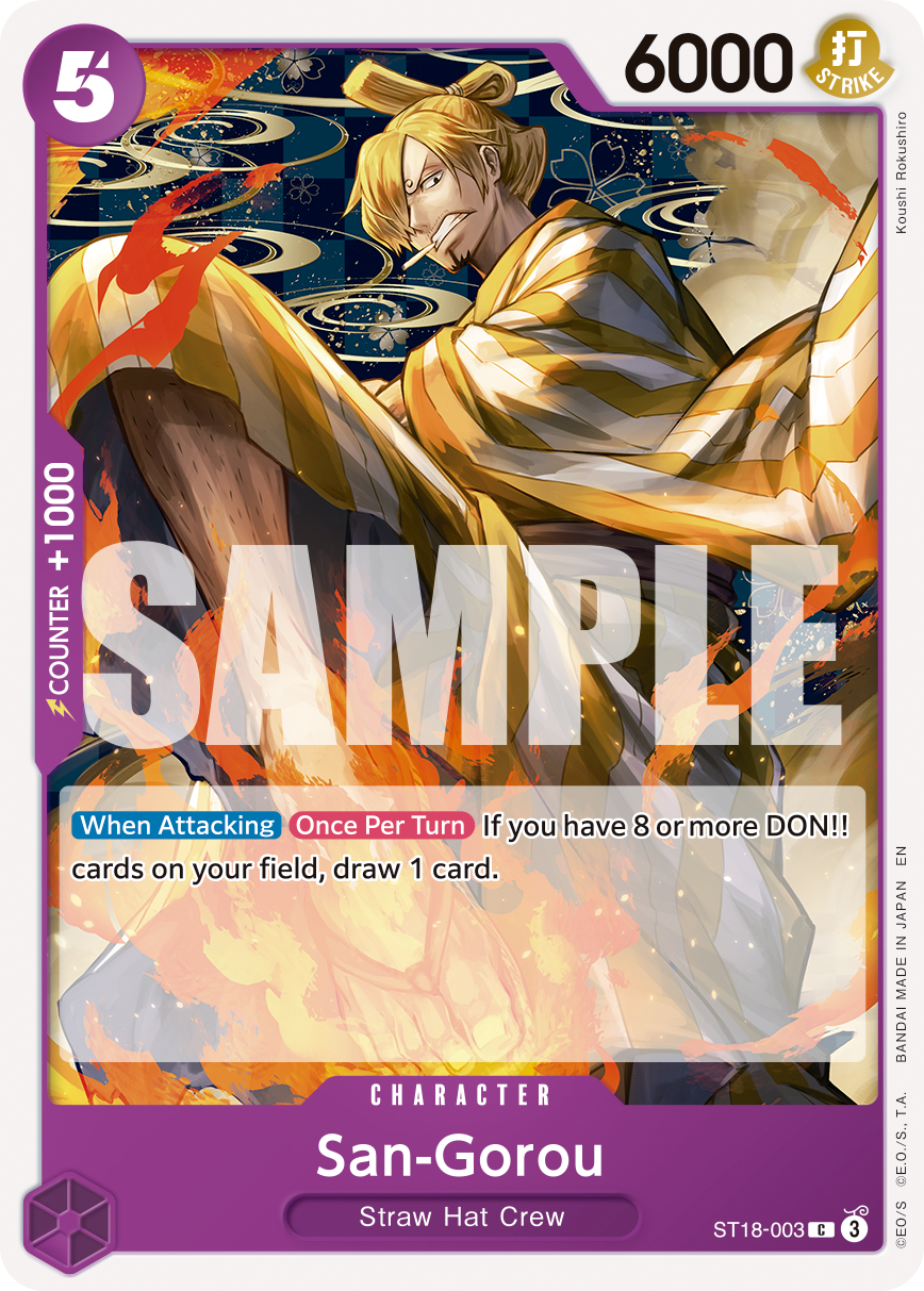 San-Gorou (Reprint) ST18-003_r1 One Piece TCG
