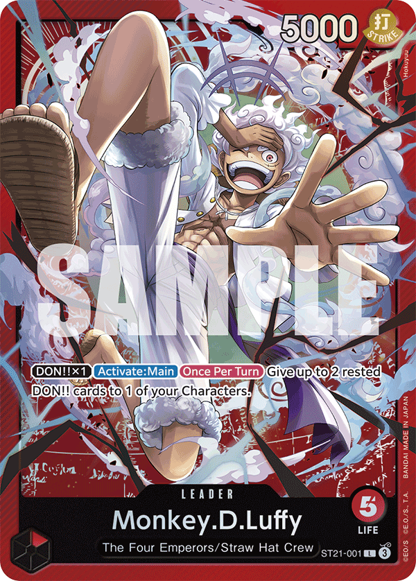 Monkey.D.Luffy (001) ST21-001 One Piece TCG