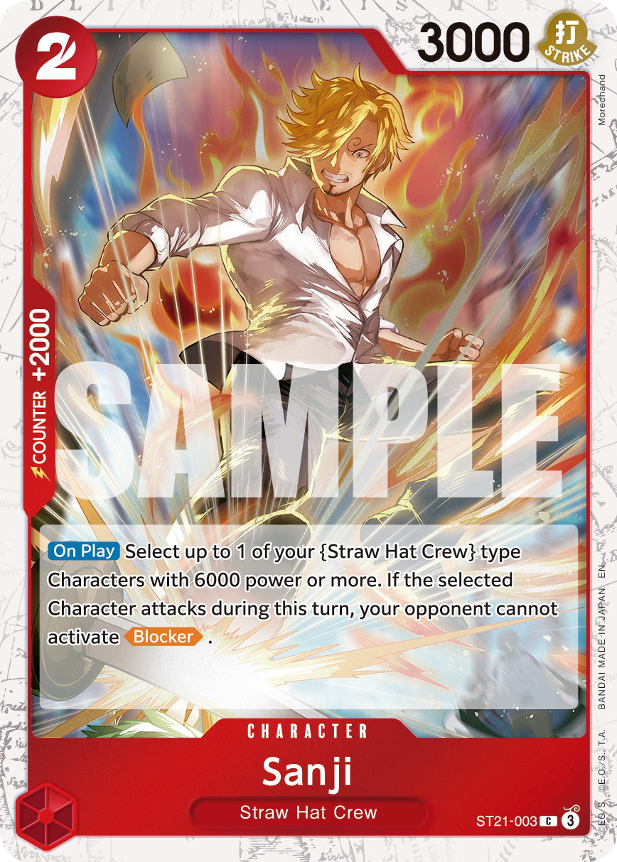 Sanji - ST21-003 (Pirate Foil) ST21-003_p2 One Piece TCG