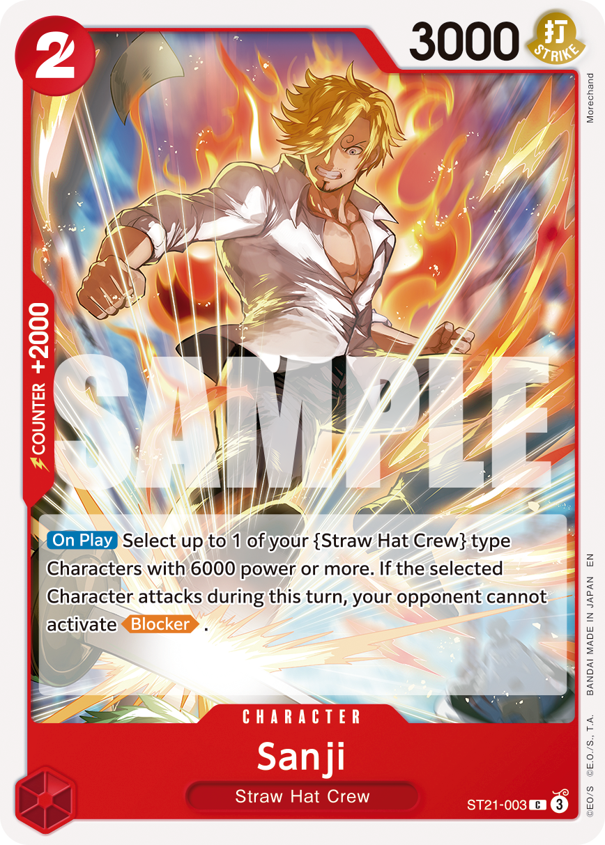 Sanji - ST21-003 (Reprint) ST21-003_r1 One Piece TCG