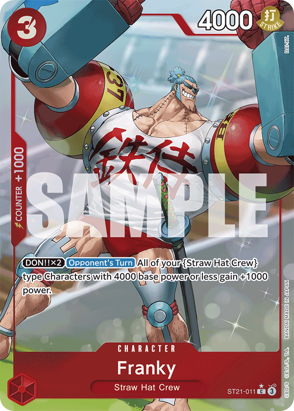 Franky (Parallel) ST21-011_p1 One Piece TCG