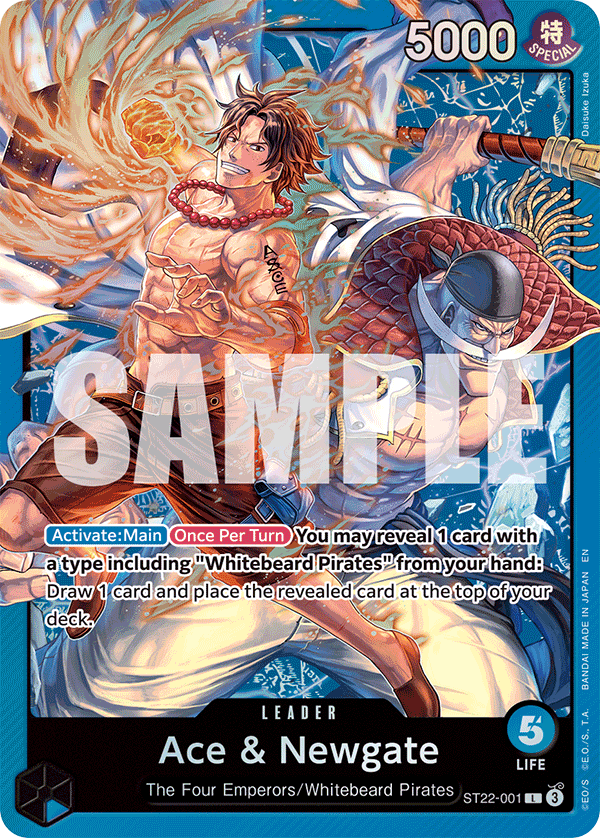 Ace & Newgate ST22-001 One Piece TCG