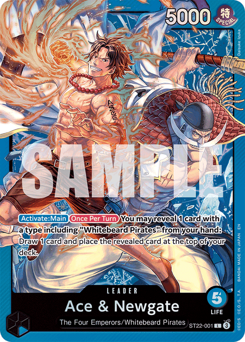 Ace & Newgate ST22-001 One Piece TCG