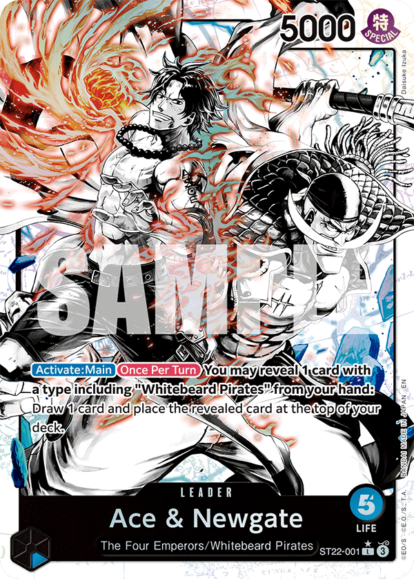 Ace & Newgate (Parallel) ST22-001_p1 One Piece TCG