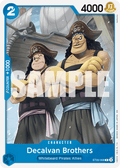 Decalvan Brothers ST22-008 One Piece TCG