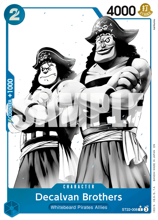 Decalvan Brothers (Parallel) ST22-008_p1 One Piece TCG