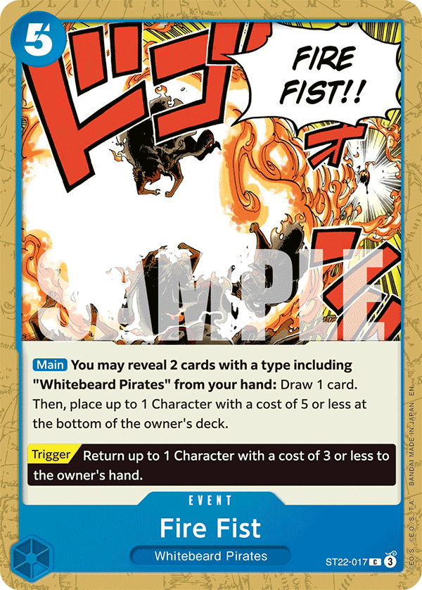 Fire Fist ST22-017 One Piece TCG