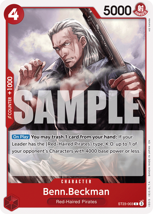 Benn.Beckman ST23-003 One Piece TCG