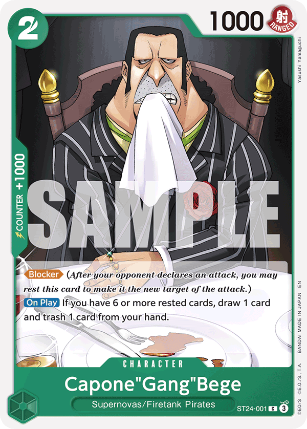 Capone"Gang"Bege ST24-001 One Piece TCG
