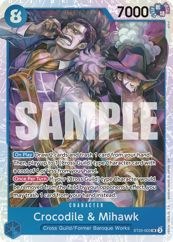 Crocodile & Mihawk ST25-003 One Piece TCG
