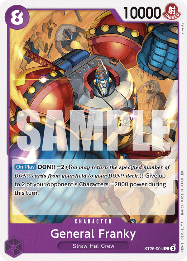 General Franky ST26-004 One Piece TCG