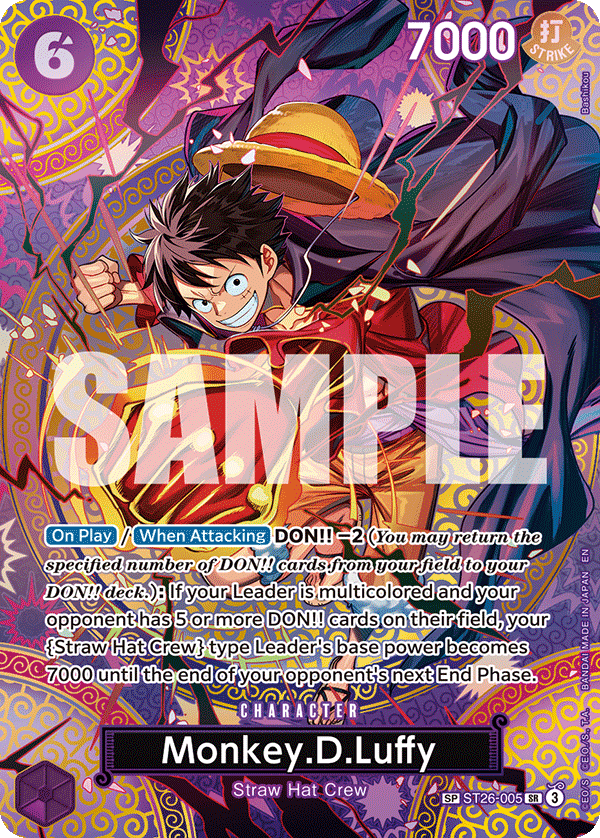 Monkey.D.Luffy (SP) ST26-005_p1 One Piece TCG