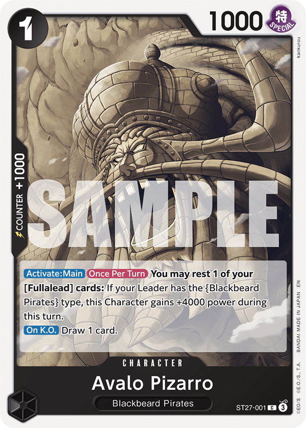 Avalo Pizarro ST27-001 One Piece TCG