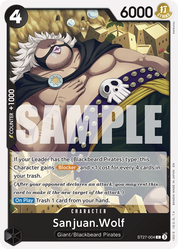 Sanjuan.Wolf ST27-004 One Piece TCG