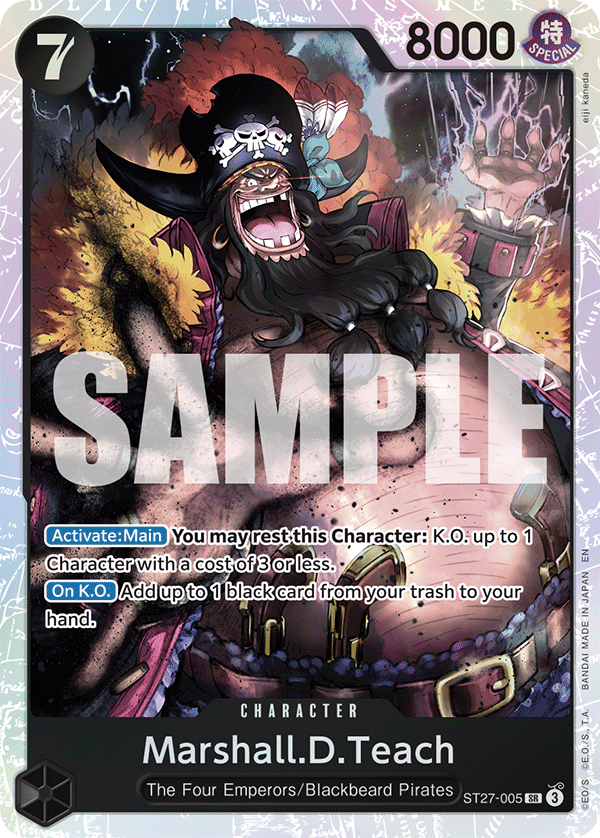 Marshall.D.Teach (ST27-005) ST27-005 One Piece TCG