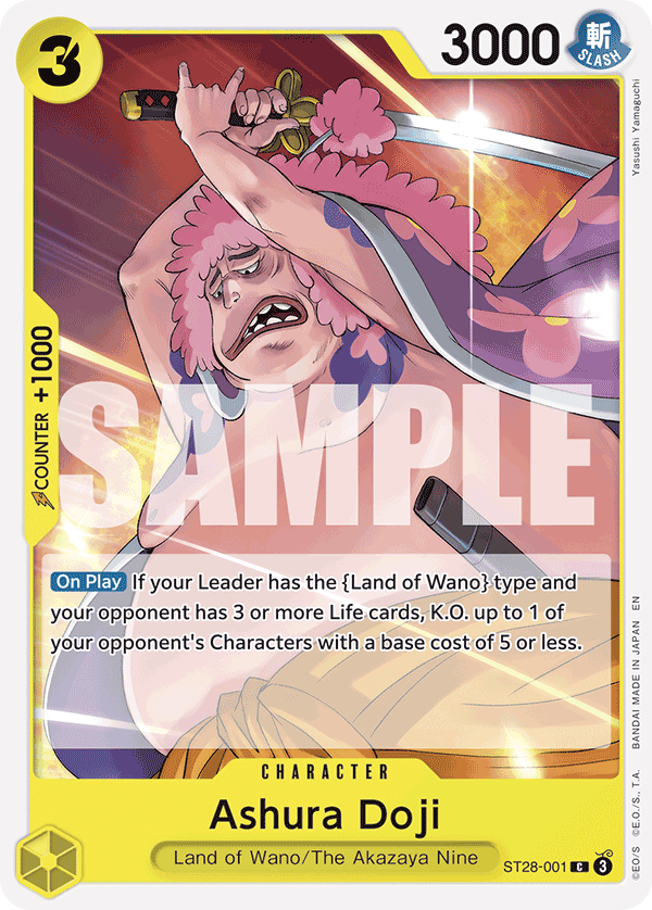 Ashura Doji ST28-001 One Piece TCG