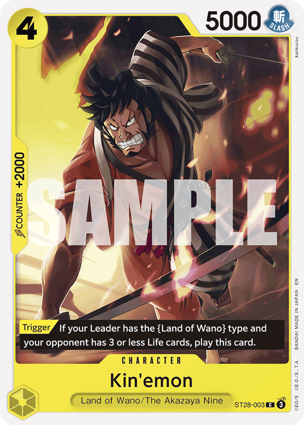 Kin'emon ST28-003 One Piece TCG