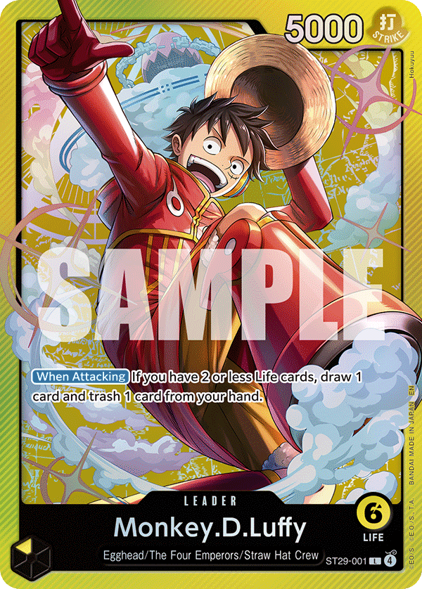 Monkey.D.Luffy (001) ST29-001 One Piece TCG