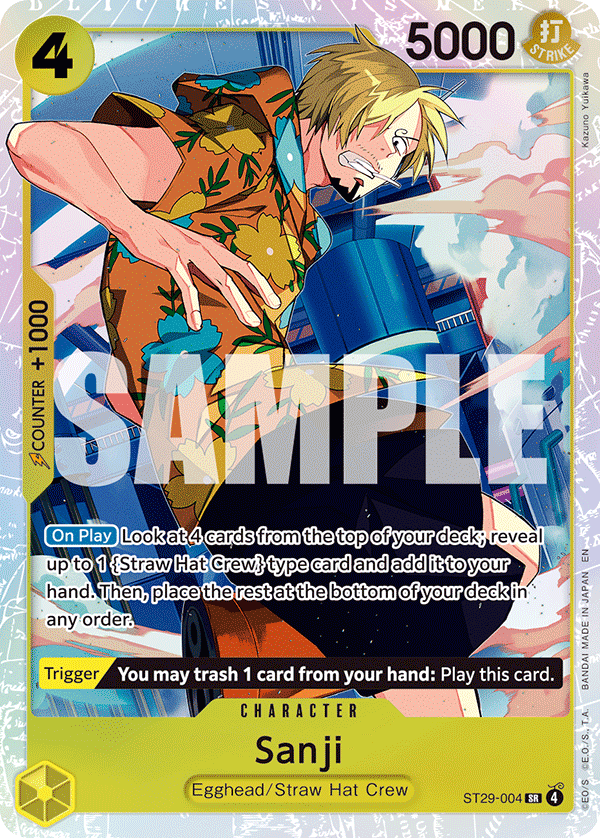 Sanji ST29-004 One Piece TCG