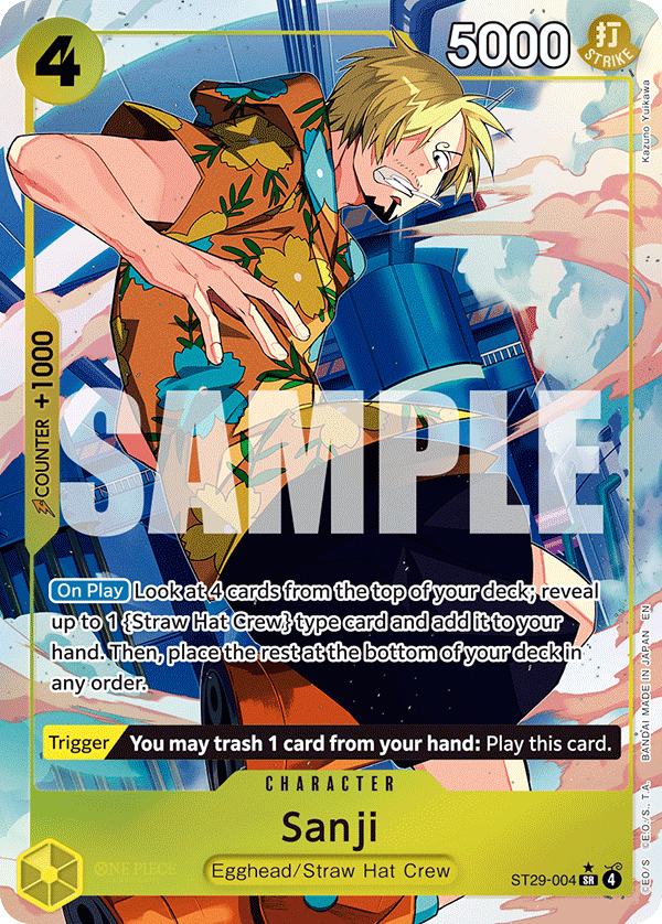 Sanji (Full Art) ST29-004_p1 One Piece TCG