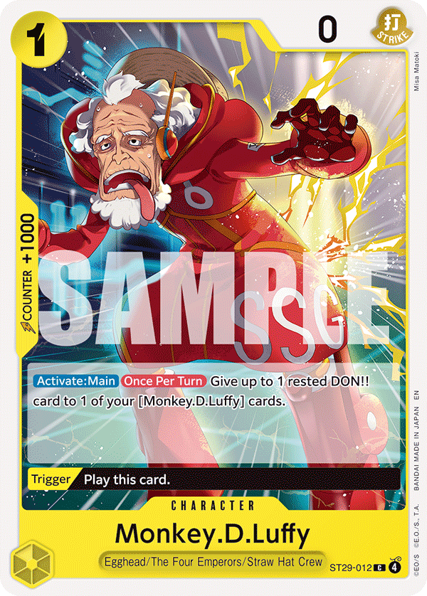 Monkey.D.Luffy (012) ST29-012 One Piece TCG