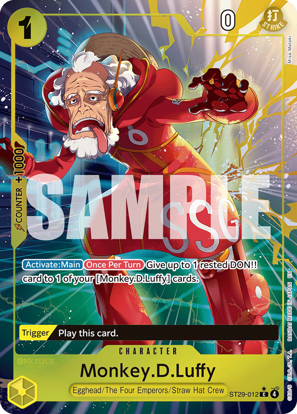 Monkey.D.Luffy (012) (Full Art) ST29-012_p1 One Piece TCG