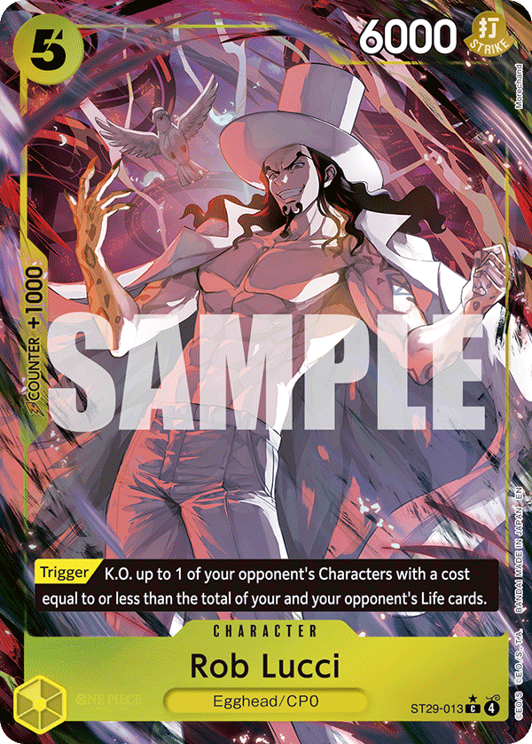 Rob Lucci (Full Art) ST29-013_p1 One Piece TCG