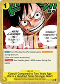Kizaru!! Compared to Two Years Ago We're a Hundred Times Stronger Now!! ST29-016 One Piece TCG