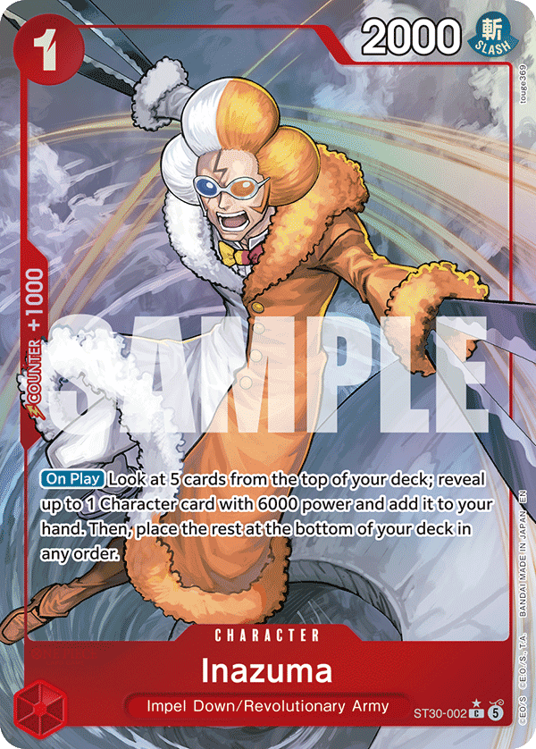 Inazuma (Full Art) ST30-002_p1 One Piece TCG