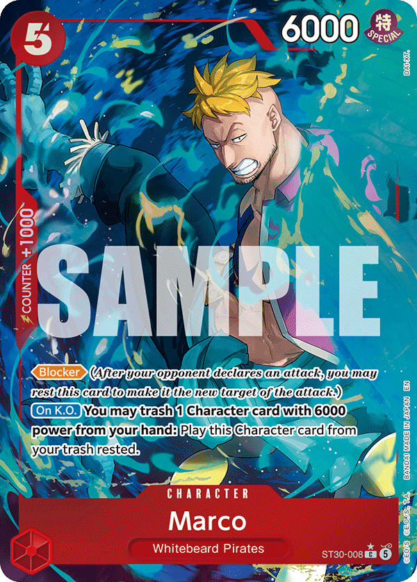 Marco (Full Art) ST30-008_p1 One Piece TCG
