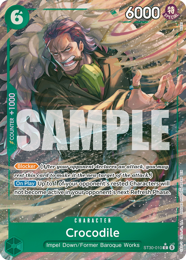 Crocodile (Full Art) ST30-010_p1 One Piece TCG