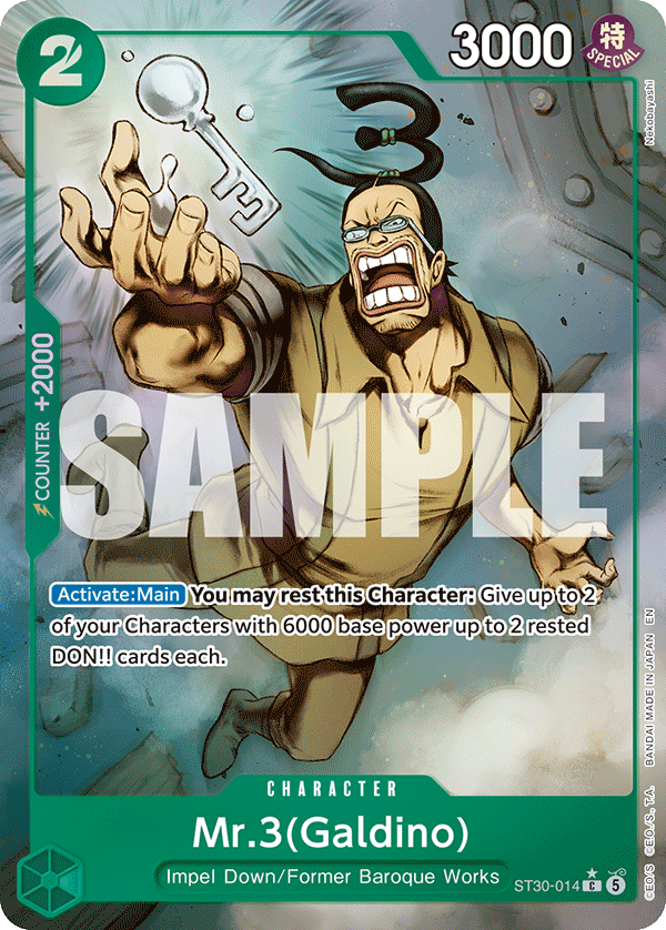 Mr.3(Galdino) (Full Art) ST30-014_p1 One Piece TCG